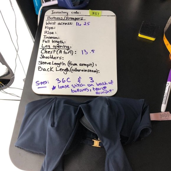 NWT Agent Provocateur Navy Pia Bikini Set size 6 and 36C liner still attached - Picture 15 of 16